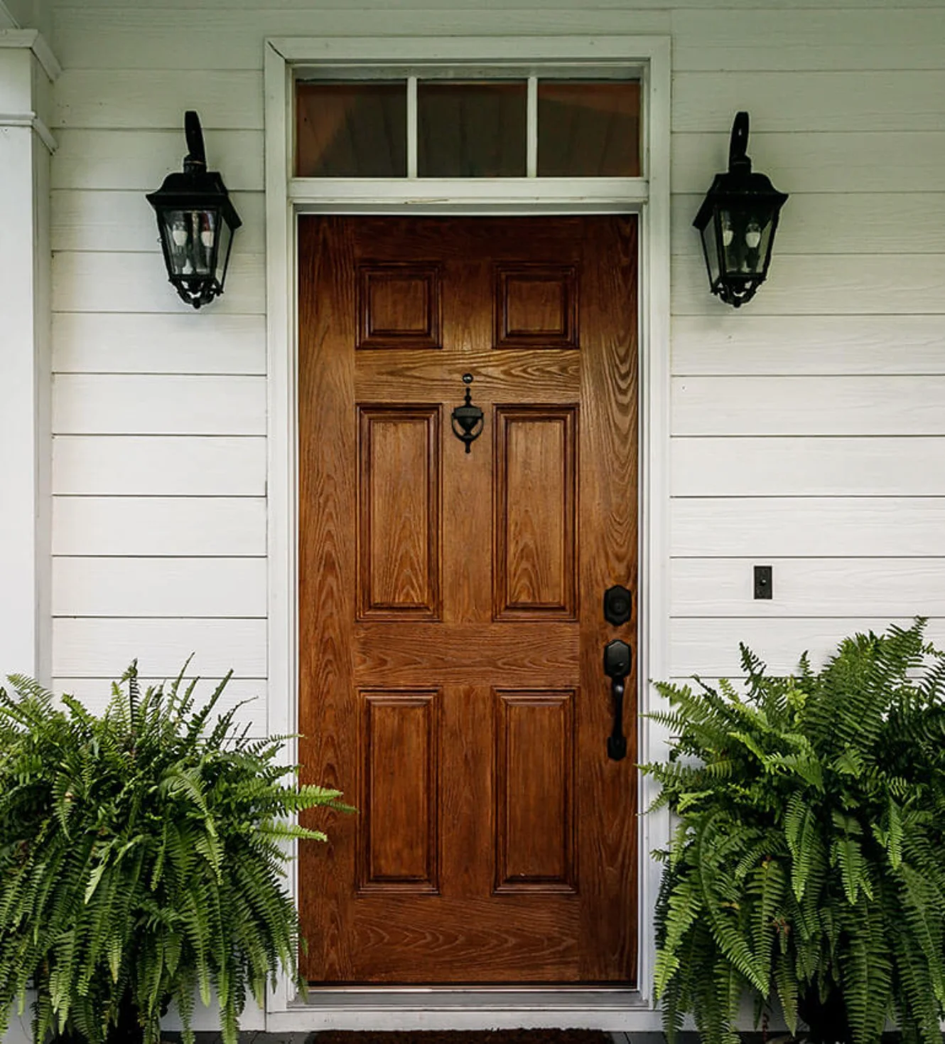 Elegant front door installation for residential homes